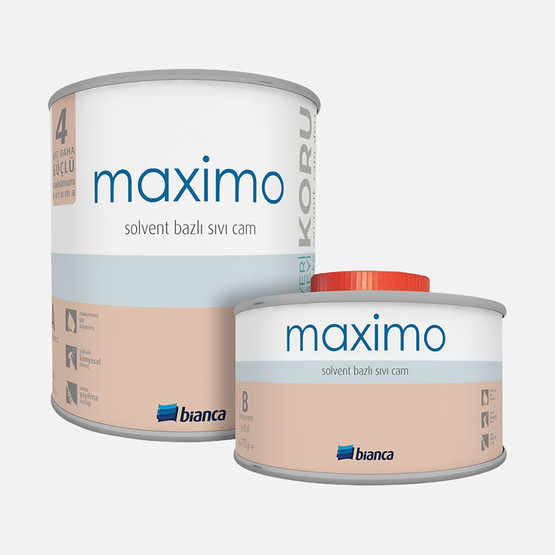 Bianca Maximo Solvent Bazlı Sıvı Cam İpek Mat 0,5L 