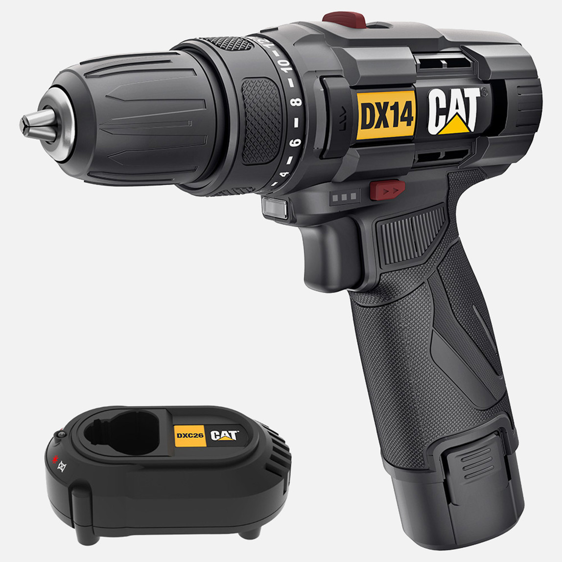    CAT DX14 12Volt/2.0Ah Li-ion Profesyonel Şarjlı Matkap  