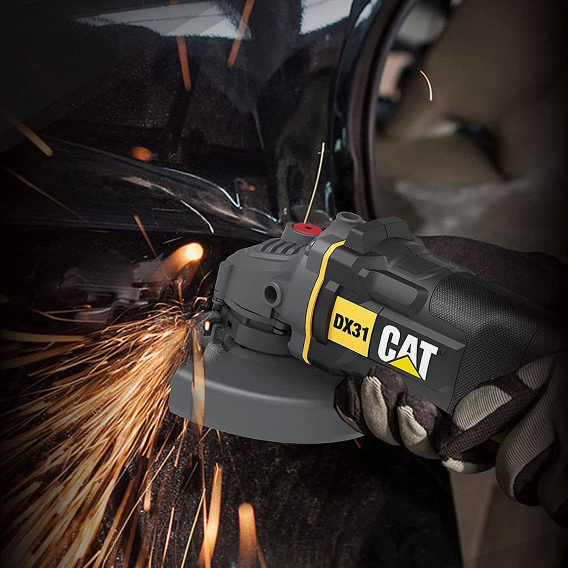    CAT DX31B 18Volt 115mm Kömürsüz Profesyonel Avuç Taşlama(Akü ve Şarj Cihazı Dahil Değildir.) 
