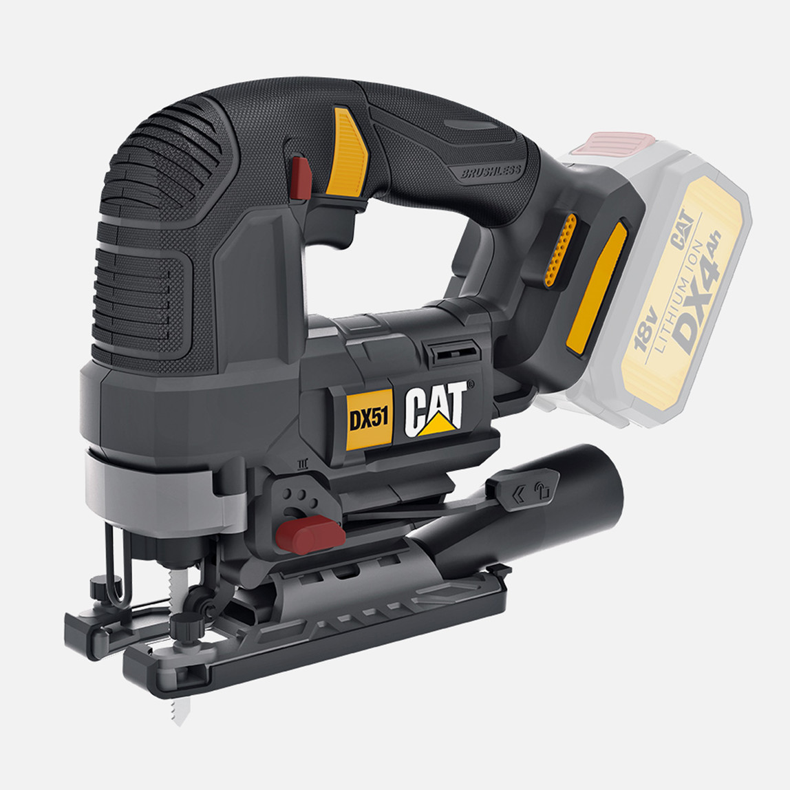    CAT DX51B 18Volt Kömürsüz Profesyonel Dekupaj Testere(Akü ve Şarj Cihazı Dahil Değildir.) 