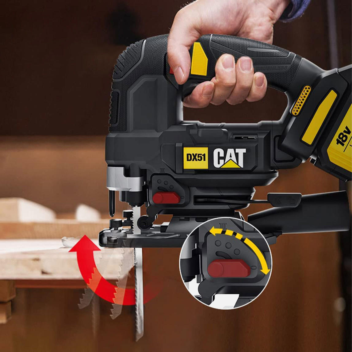    CAT DX51B 18Volt Kömürsüz Profesyonel Dekupaj Testere(Akü ve Şarj Cihazı Dahil Değildir.) 