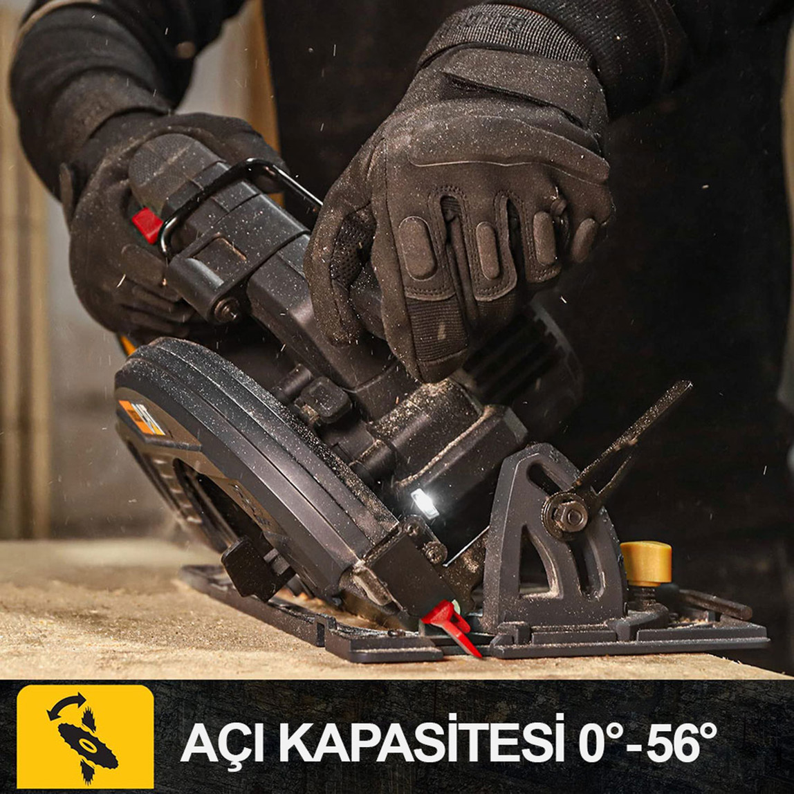    CAT DX53B 18Volt 185mm Kömürsüz Profesyonel Daire Testere (Akü ve Şarj Cihazı Dahil Değildir.) 