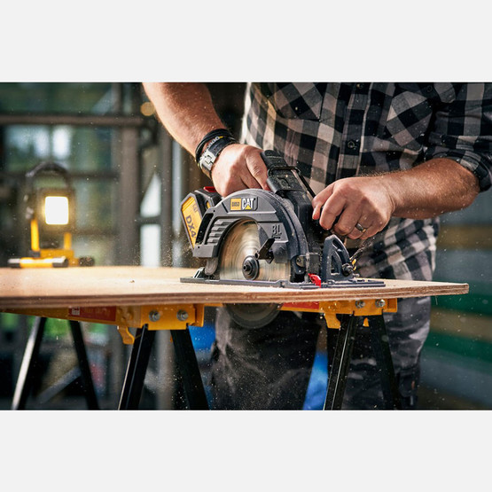 CAT DX53B 18Volt 185mm Kömürsüz Profesyonel Daire Testere (Akü ve Şarj Cihazı Dahil Değildir.)