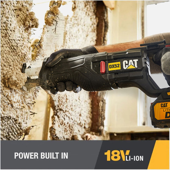 CAT DX52B 18Volt Profesyonel Tilki Kuyruğu Testere (Akü ve Şarj Cihazı Dahil Değildir.)