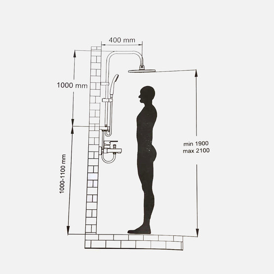 Adell Lido Rain Duş Sistemi 
