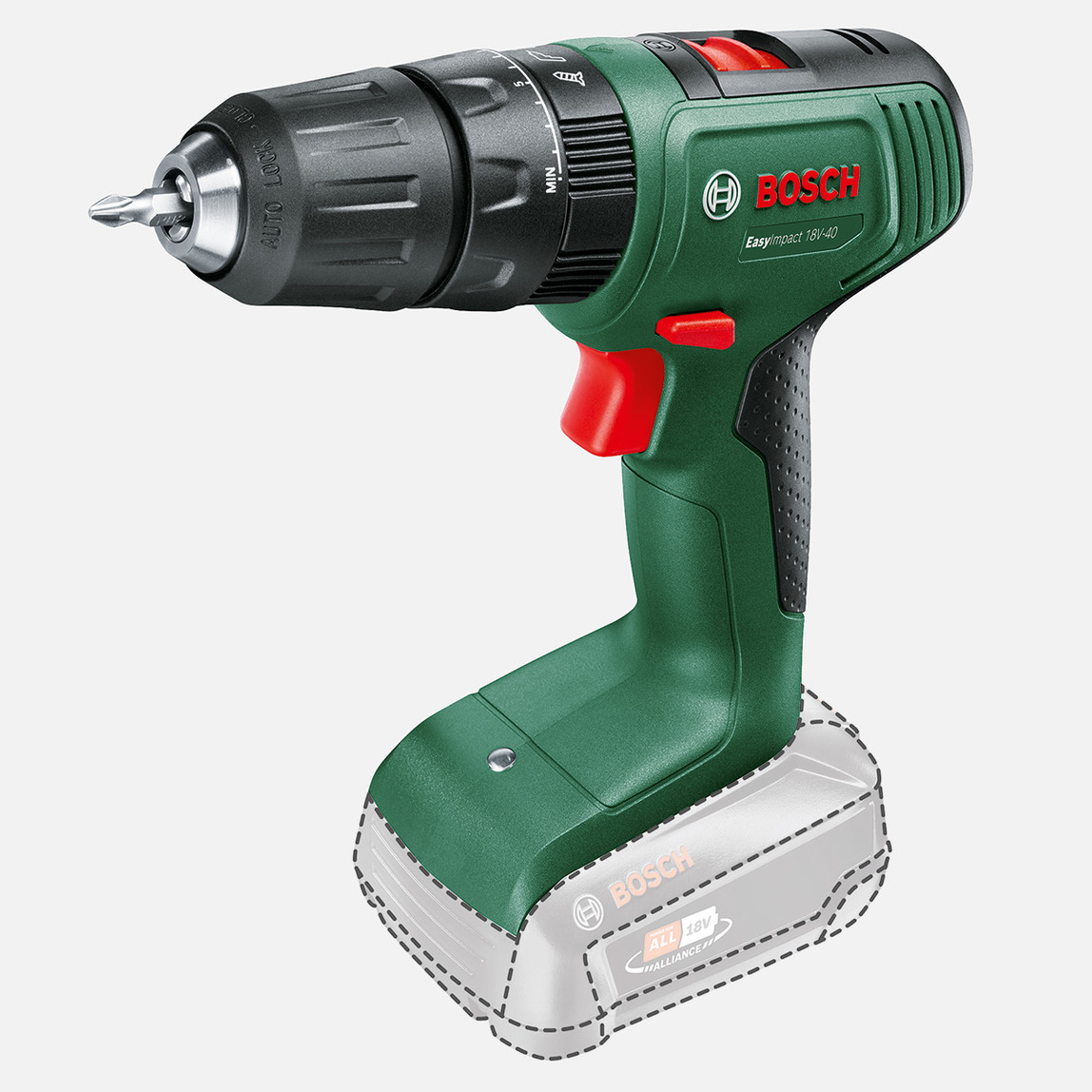    Bosch EasyImpact 18V-40 -Solo Vidalama (Akü ve Şarj Cihazı Dahil Değildir.) 