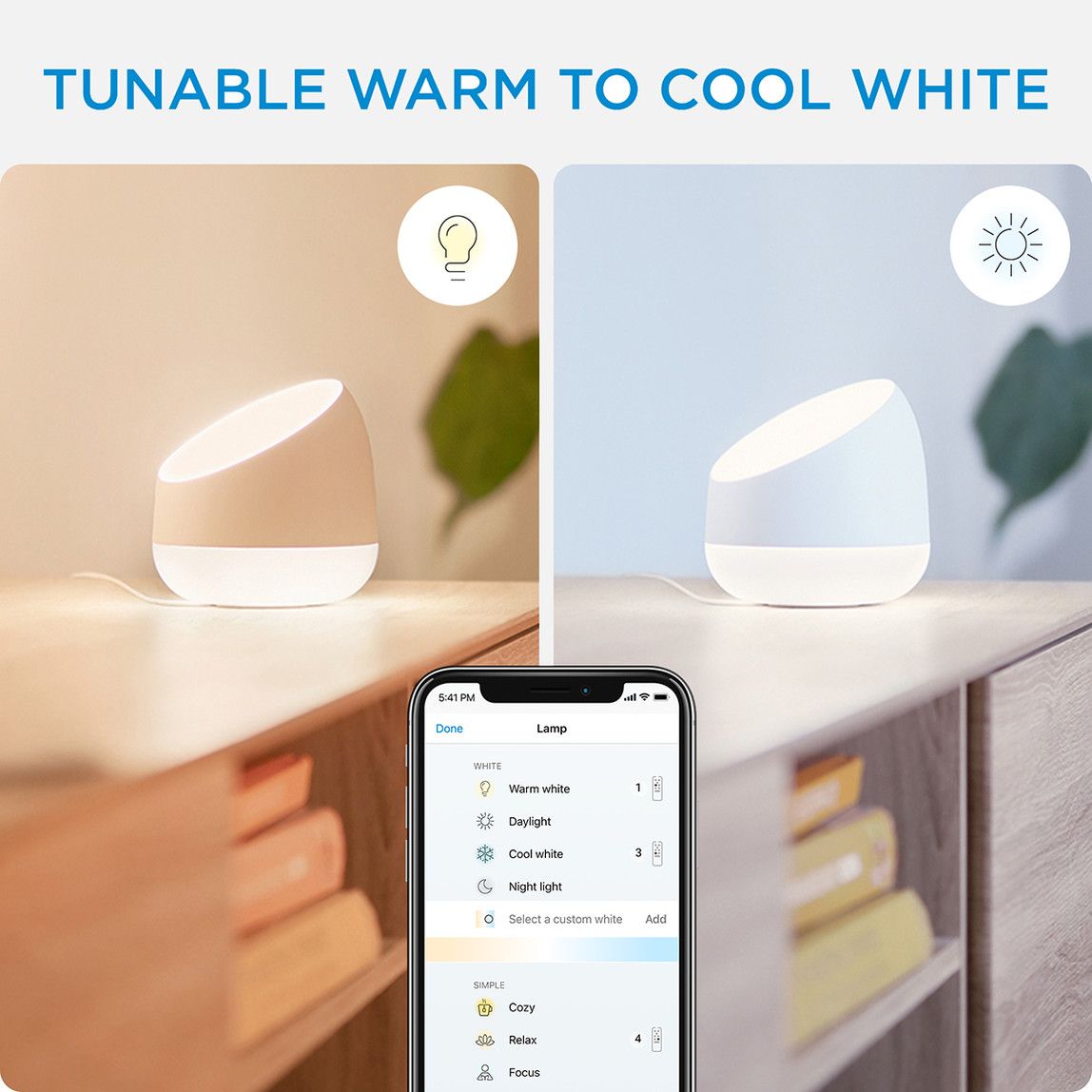    Wiz Squire Taşınabilir Renkli  Akıllı Masa Lambası 