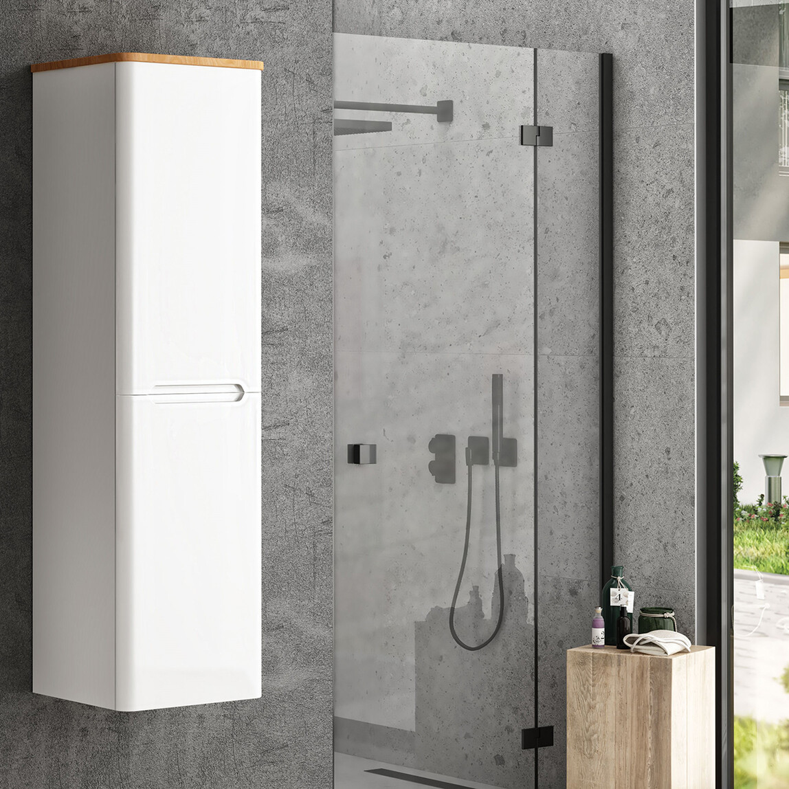   Gold Banyo Picasso 40 cm Banyo Boy Dolabı Beyaz 