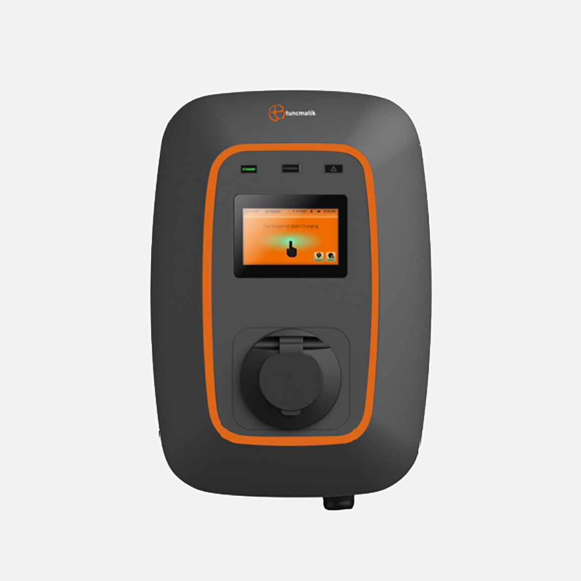    Tunçmatik TSK16026 Public Charger 7-22kW Ac Trifaze T2 Ticari Tip Elektrikli Araç Şarj İstasyonu  