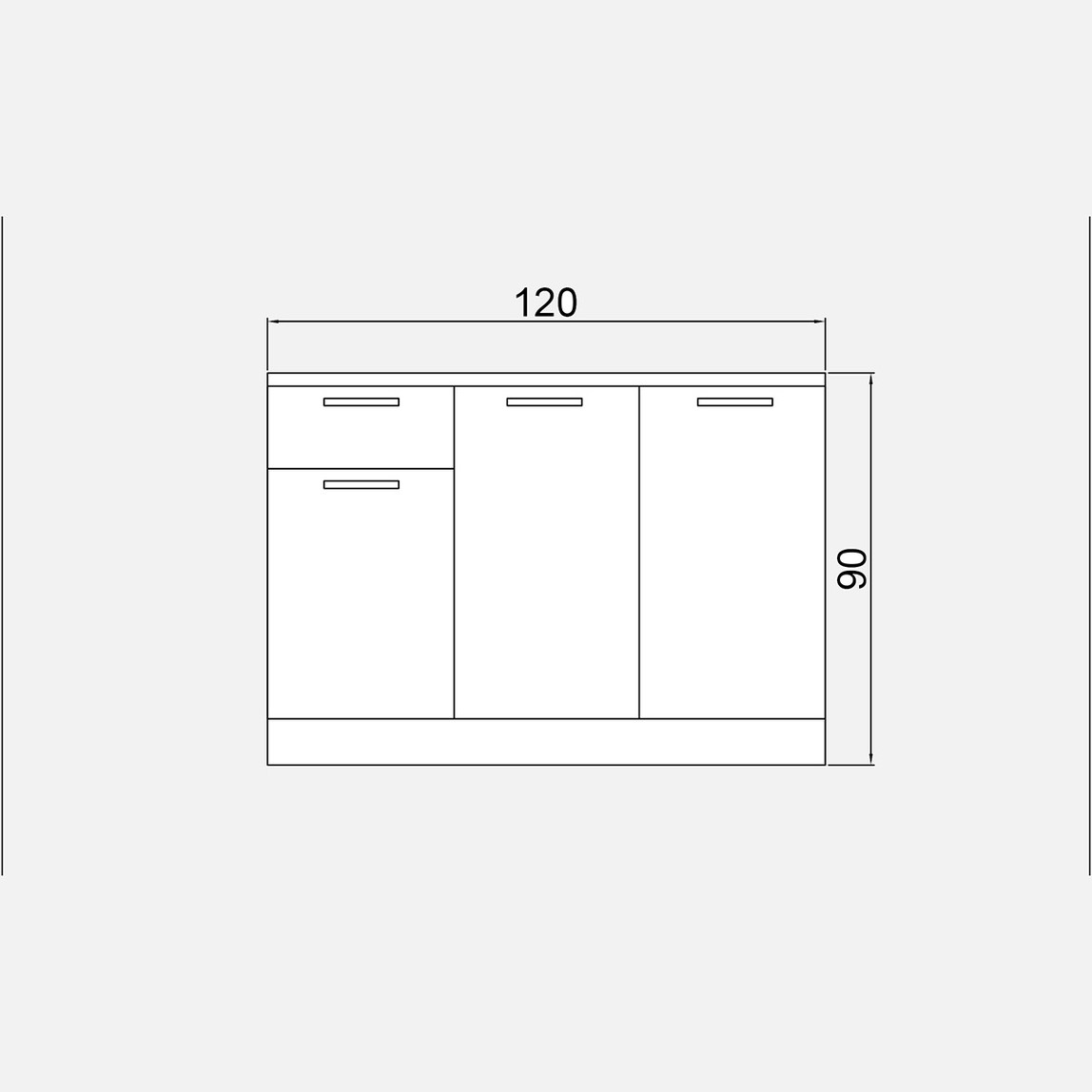    Fly Dani Alt Dolap 120cm 