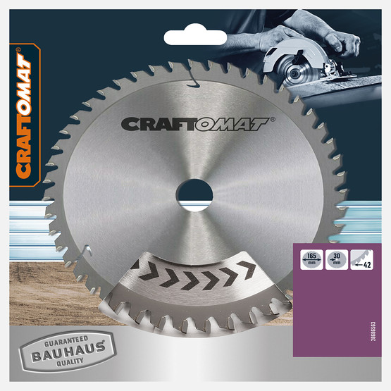 Craftomat Daire Testere Bıçağı 165X30X2.4/1.8X42T
