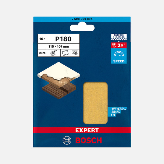Bosch Exp Zımpara Exc470,S1261,G180 Hook&Loop 10'lu