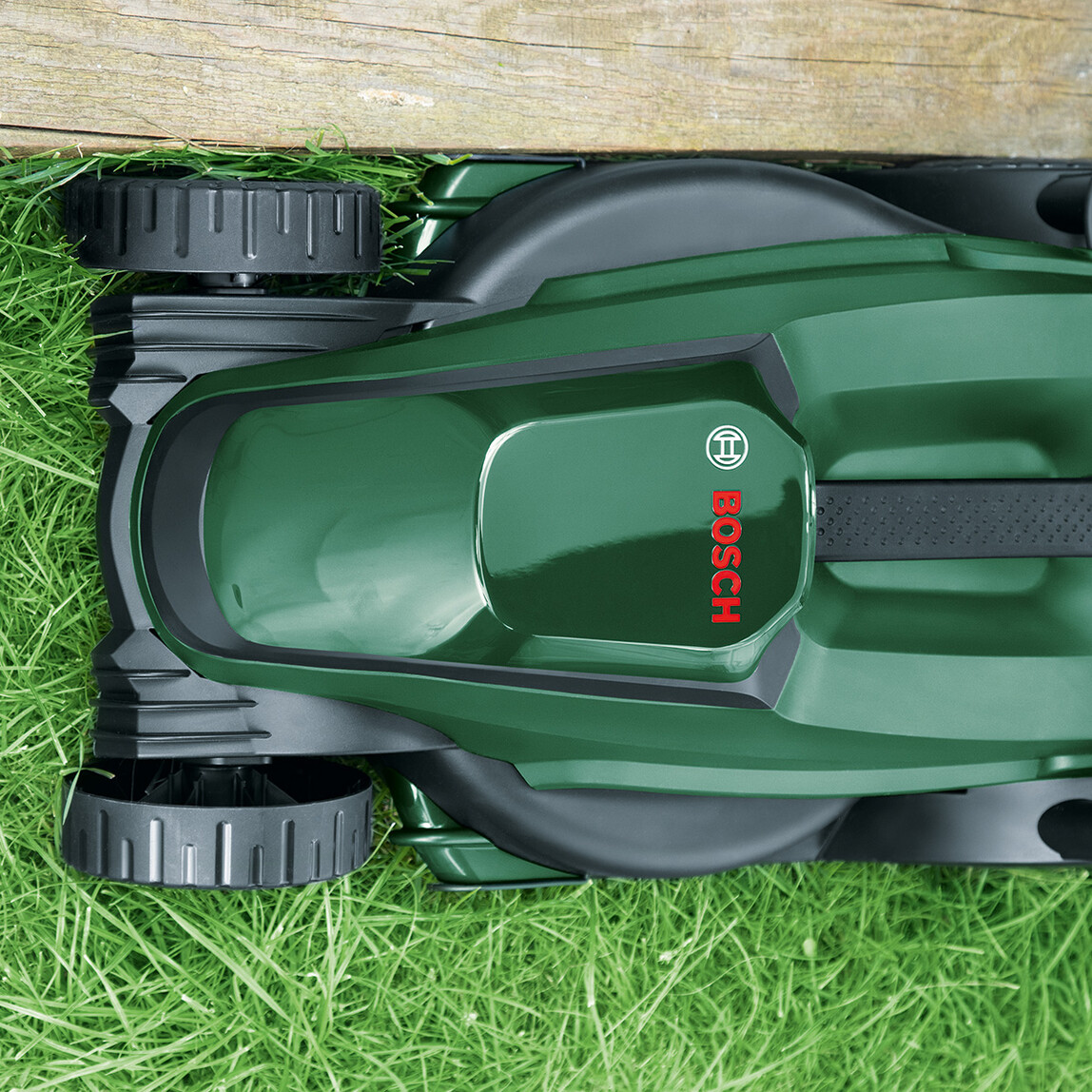    Bosch EasyMower+EasyGrassCut Set 18V Akülü Çim Biçme Makinesi 