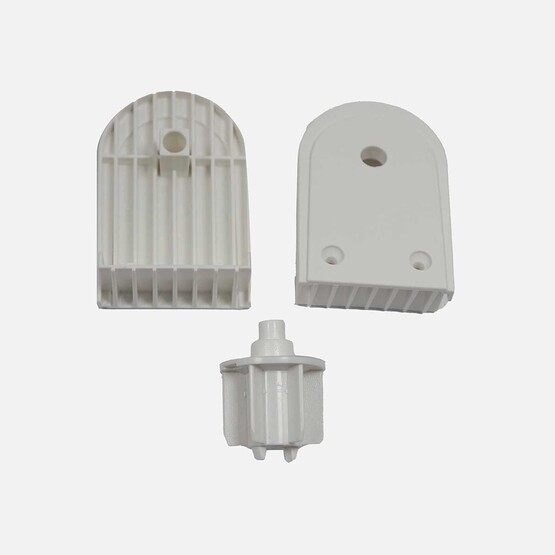 Elegance Plastik Zebra Ayak Takımı Beyaz