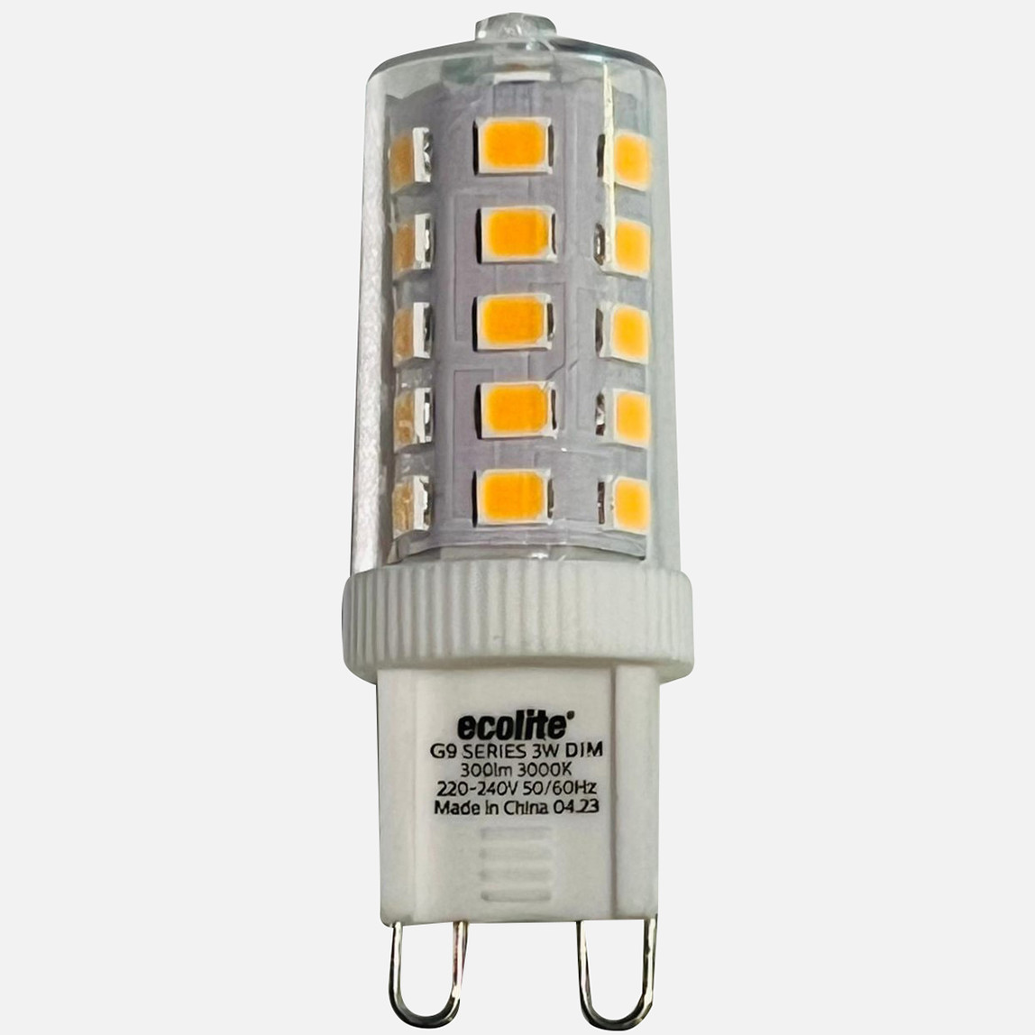    Ecolite G9 3 W Sarı 3000K Dimmerli G9 LED Ampul 