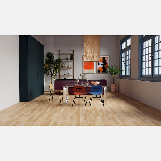 Terraclick Beyaz Meşe 31.Sınıf Laminat Parke Derzsiz 1205,5x191,7x8 mm 2,3071 m²