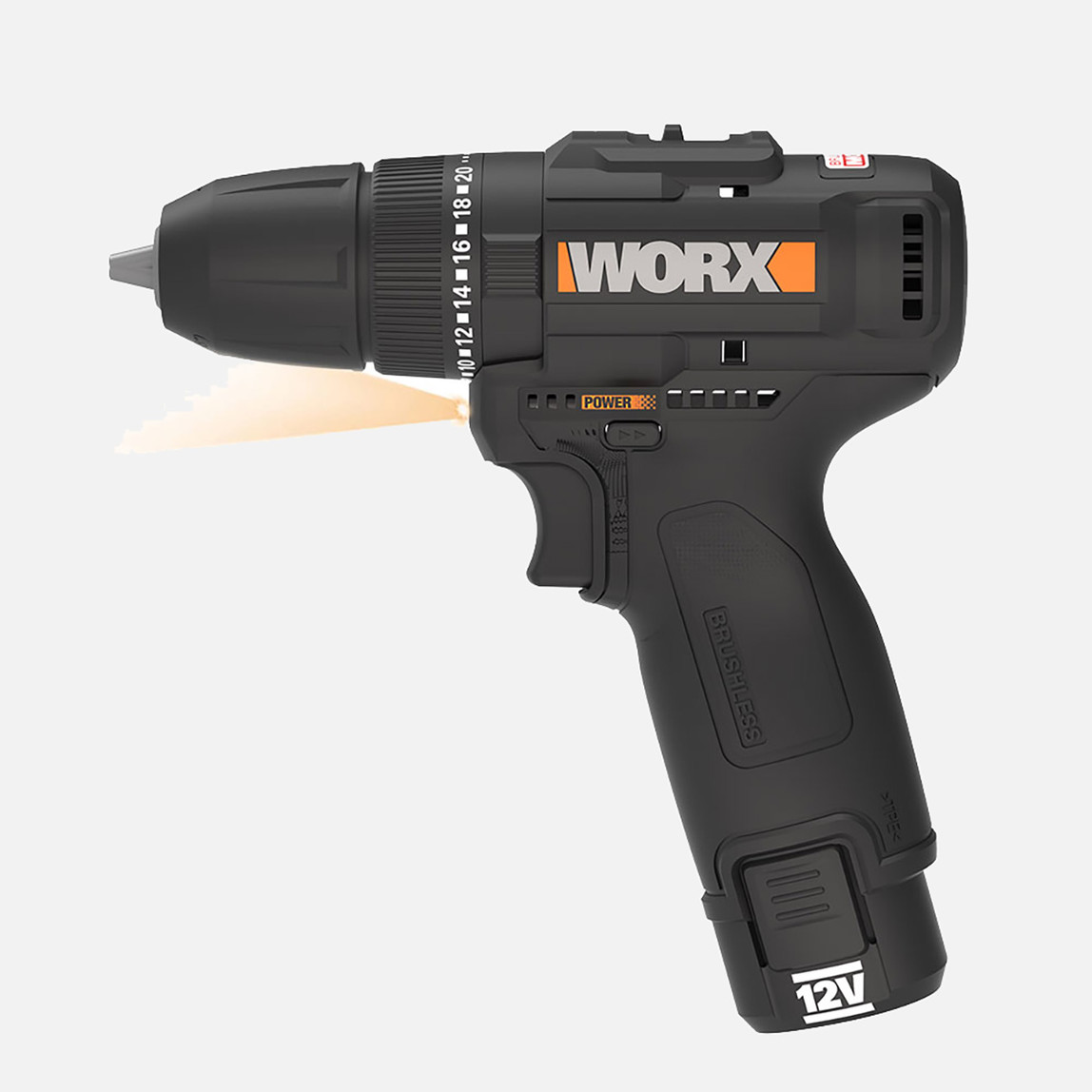    Worx WX121 12Volt/2.0Ah Li-ion Çift Akülü Kömürsüz Profesyonel Şarjlı Darbeli Matkap (5 Parça Aksesuarlı) 