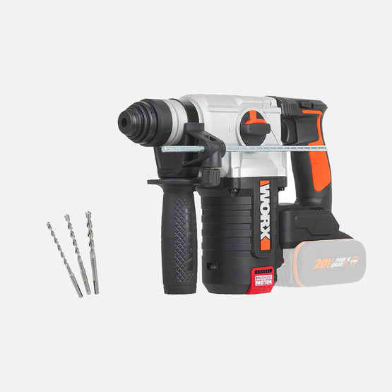 WORX WX380.9 20Volt 2.2J Profesyonel SDS-Plus Pnömatik Kırıcı Delici (Akü ve Şarj Cihazı Dahil Değildir.)