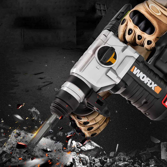 WORX WX380.9 20Volt 2.2J Profesyonel SDS-Plus Pnömatik Kırıcı Delici (Akü ve Şarj Cihazı Dahil Değildir.)