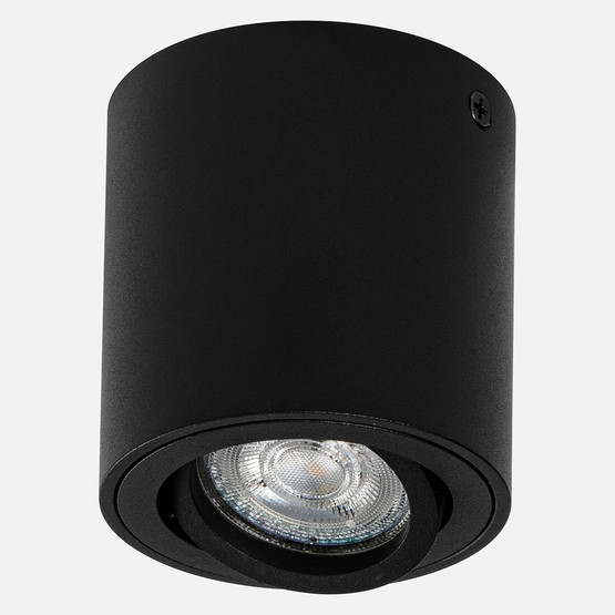 Surface Round BK Gu10 Tekli Sıva Üstü Led Spot