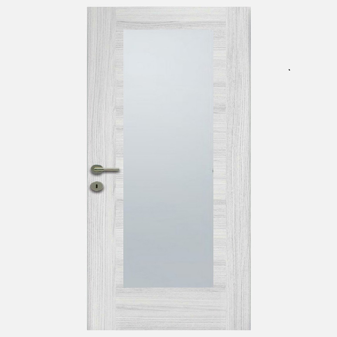    Agno Door Gök Meşe Melamin Camlı Kanat 81,3x197 cm 