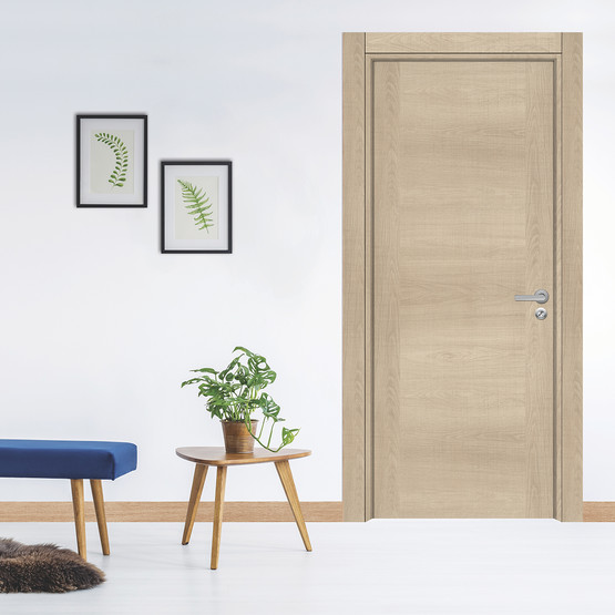 Agno Door Soft Meşe Melamin Kanat Dolu 81,3x197 cm