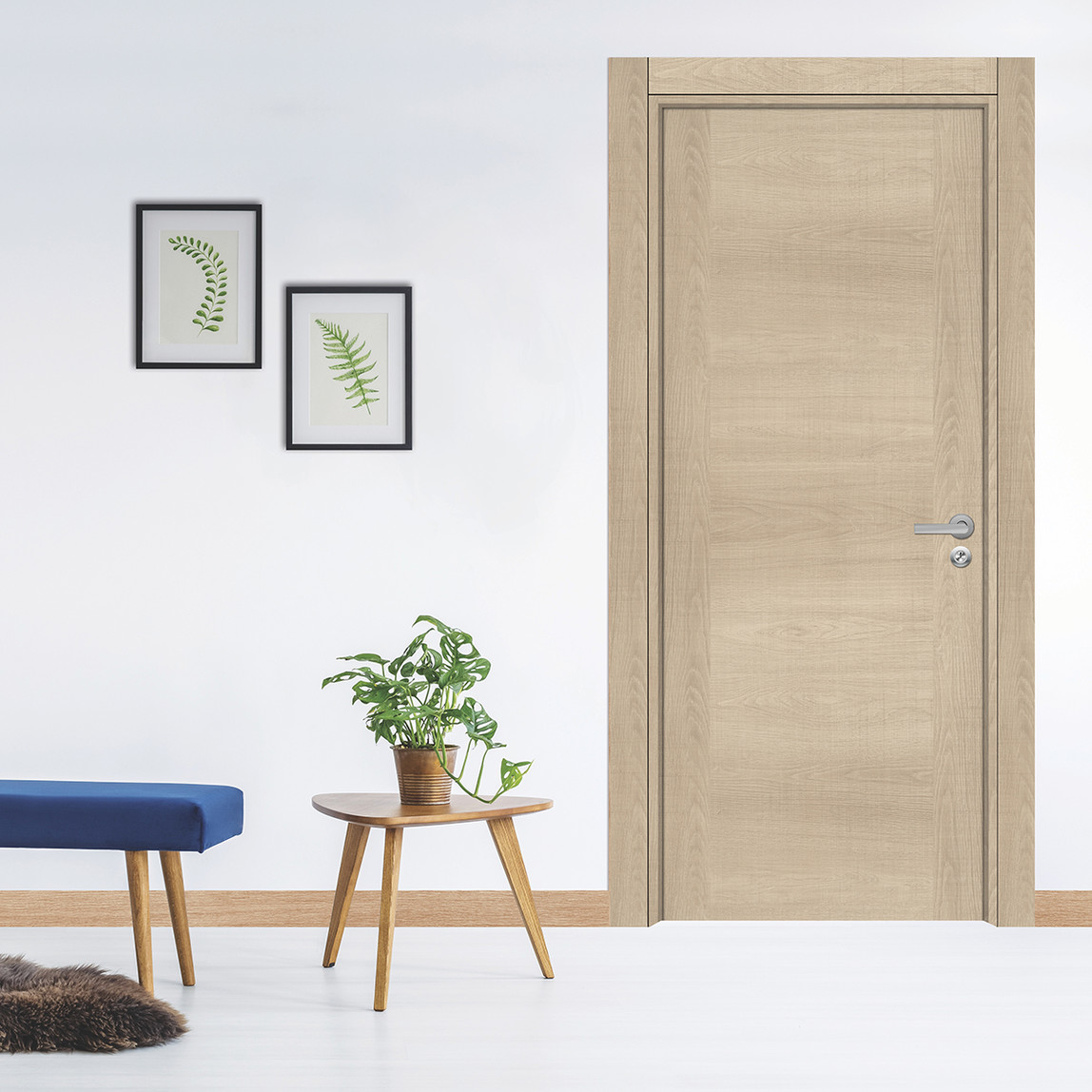    Agno Door Soft Meşe Melamin Kanat Dolu 71,3x197 cm 