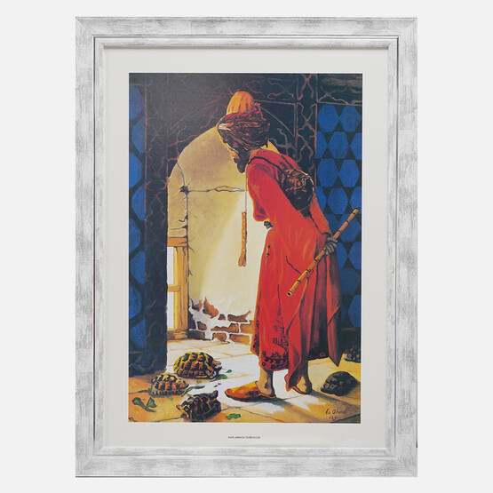 Mina Art Çerçeveli Linen Baskı Tablo 60x80 cm