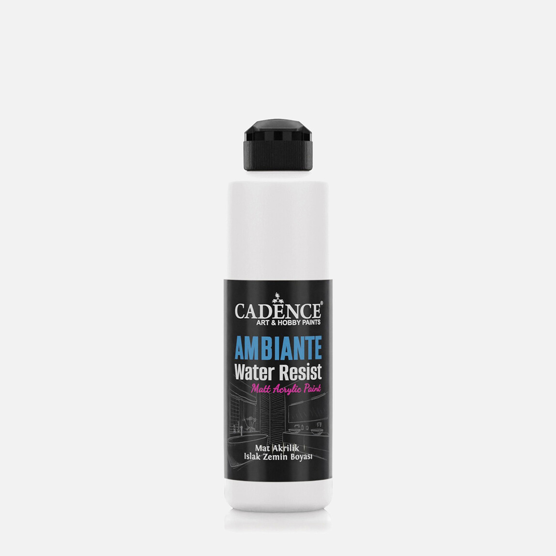    Ambiente Akrilik Beyaz 250ml Kat 10 gr AW01 