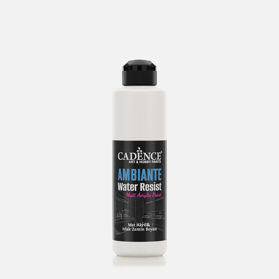Ambiente Akrilik Antrasit Beyaz 250ml Kat 10 AW04