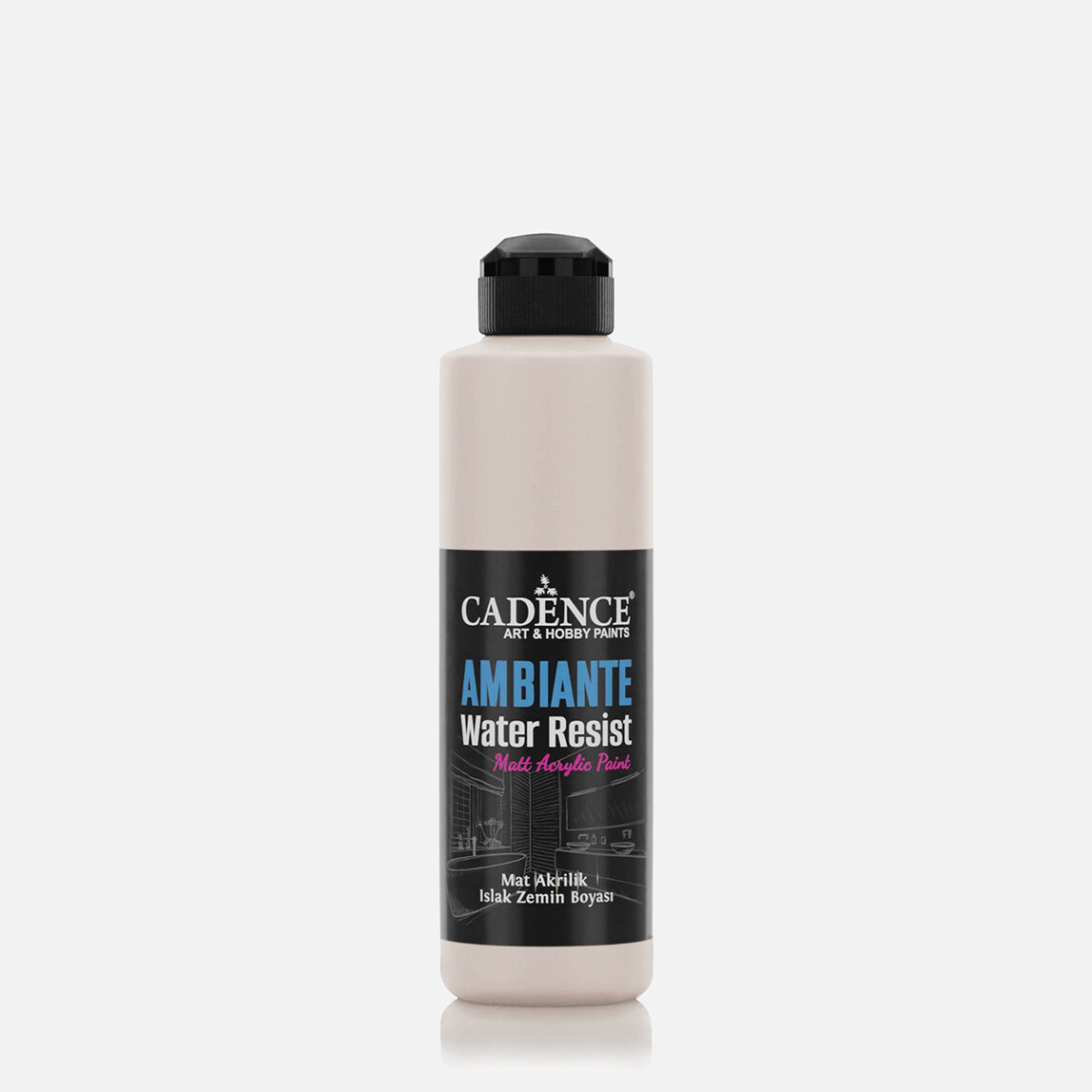    Ambiente Akrilik Fil Beyaz 250ml Kat 10 AW05 
