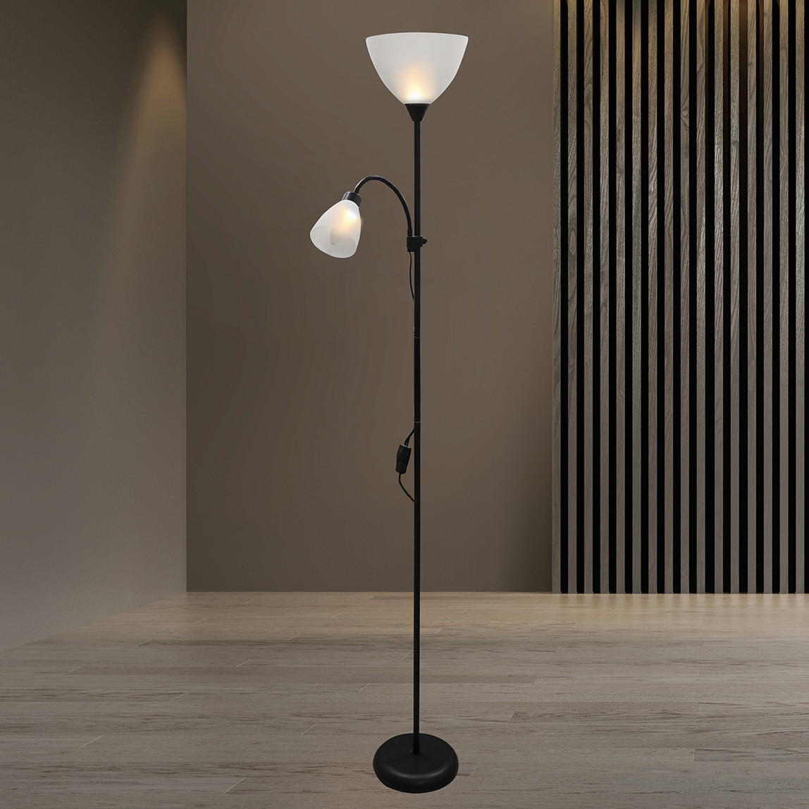    Eglo Montanini Okuma Lambalı Siyah Lambader 