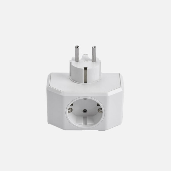  Yonca Plus Beyaz 3'lü Çocuk Korumalı Topraklı Priz 