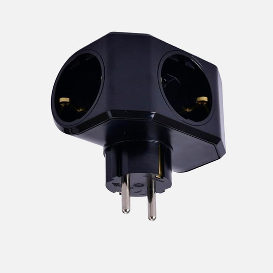  Yonca Plus Siyah 3'lü Çocuk Korumalı Topraklı Priz 