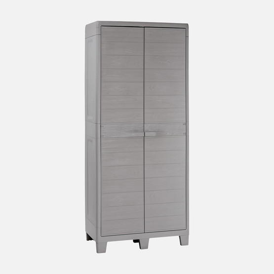 Toomax Woody's XL 4 Raflı Plastik Dolap Gri