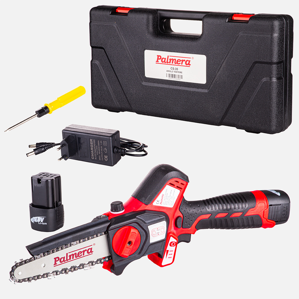    Palmera CS-35 Çift Akülü Budama Testeresi 