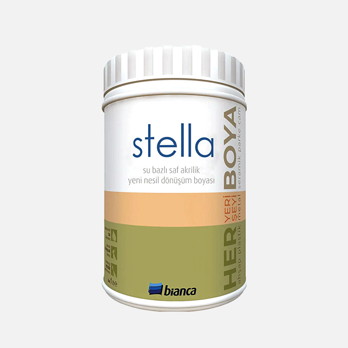     Bianca Stella Saf Akrilik Boya C Bazı 1 Lt
 