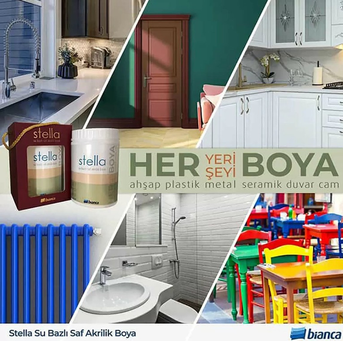     Bianca Stella Saf Akrilik Boya C Bazı 1 Lt
 