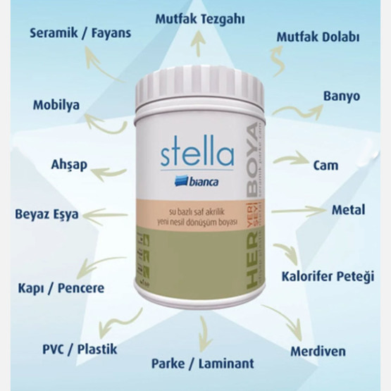  Bianca Stella Saf Akrilik Boya C Bazı 1 Lt

