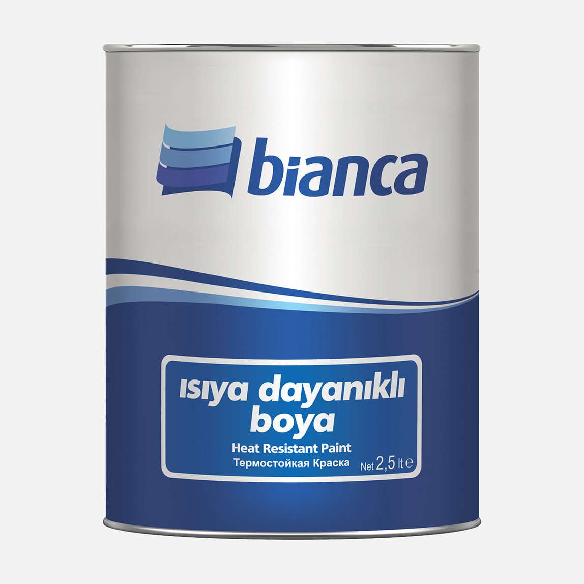    Bianca 2,50 L Isıya Dayanıklı Boya Metalik Gri  