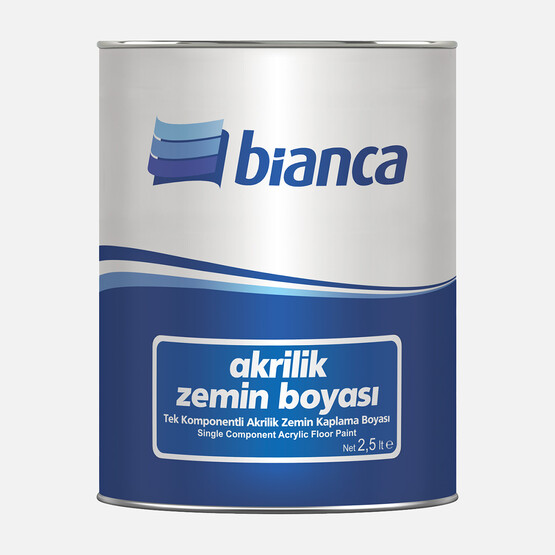 Bianca 2,5 L Akrilik Zemin Boyası Beyaz 