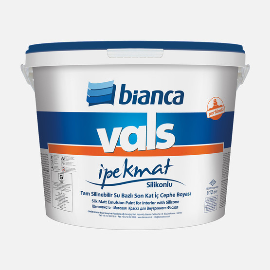 Bianca 12 L Vals İpek Mat Silikonlu Boya Beyaz 