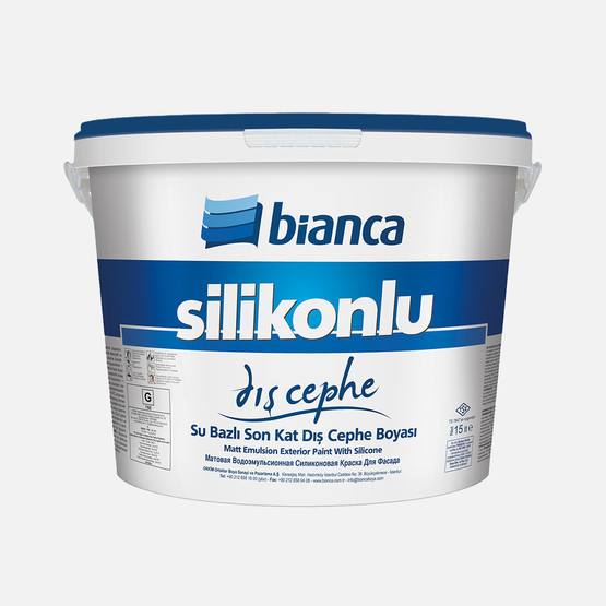 Bianca Silikonlu Dış Cephe Boyası B5 Bazı 15 Lt
