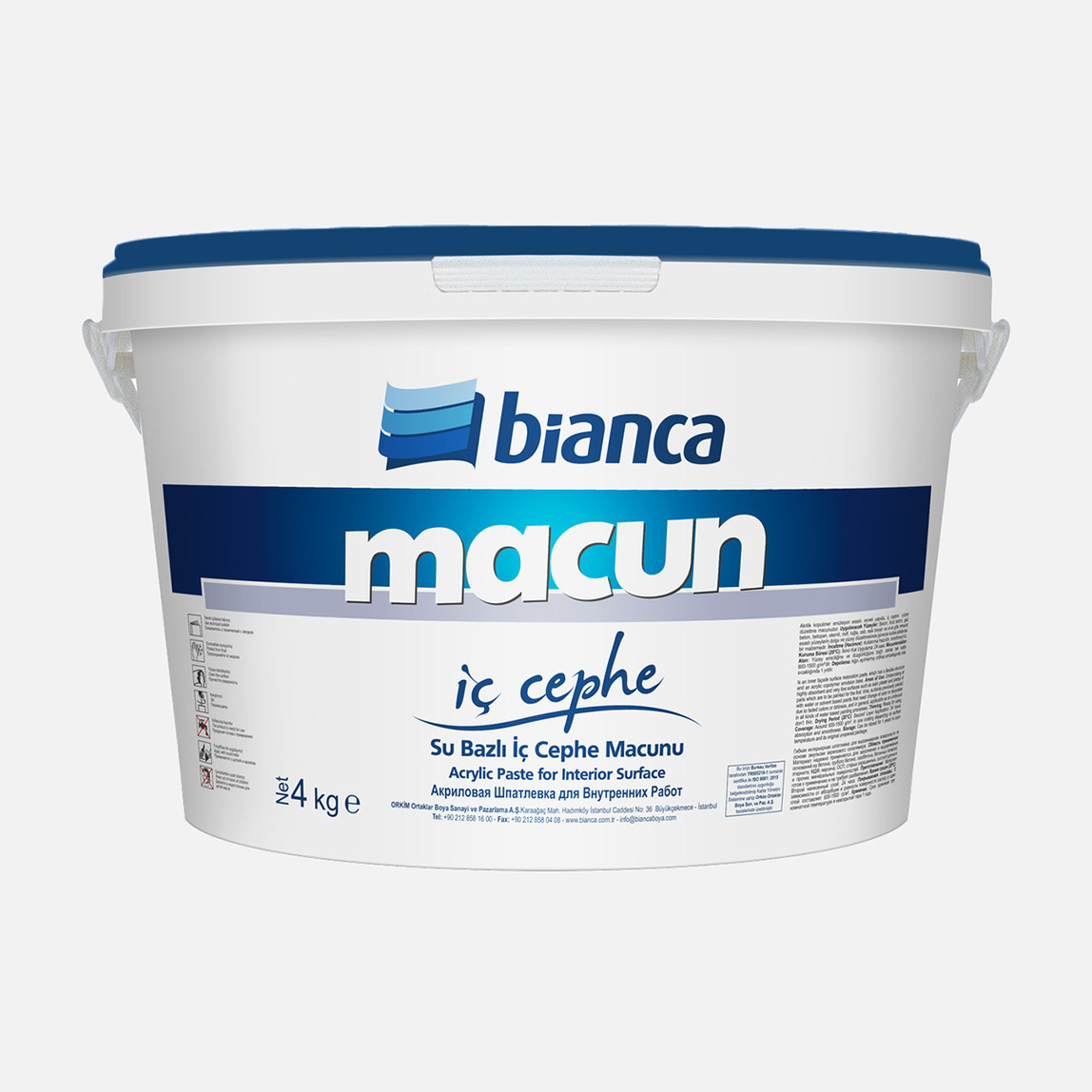    Bianca 4 KG İç Cephe Macunu 