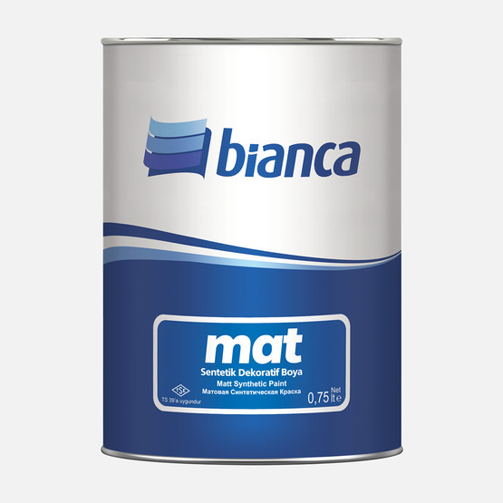 Bianca 0,75 L Sentetik Mat Boya Siyah 