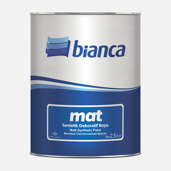 Bianca 2,5 L Sentetik Mat Boya Siyah 