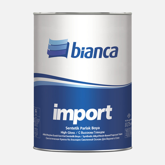Bianca 0,75 L İmport Sentetik Sarı Boya Ral Antrasit 