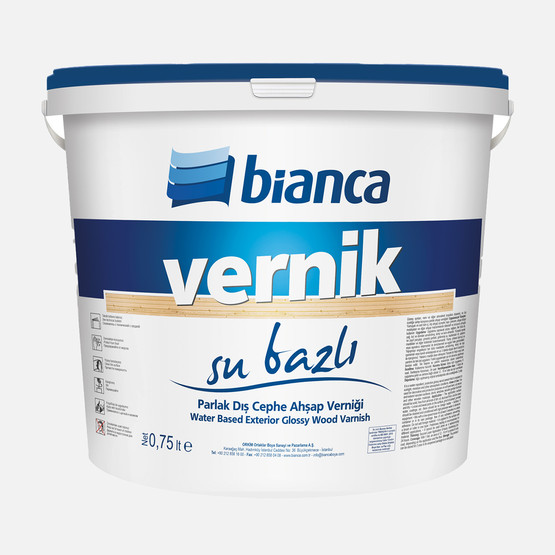 Bianca 0,75 L Su Bazlı Vernik Açık Meşe 