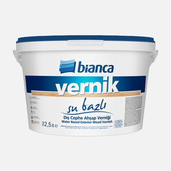 Bianca 2,5 L Su Bazlı Vernik Açık Ceviz 