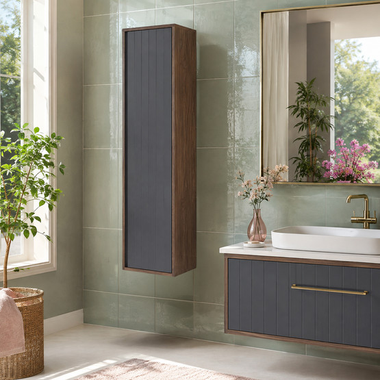 Bonitobagno Prato 40 cm Banyo Boy Dolabı Antrasit
